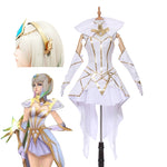 Load image into Gallery viewer, LOL the lady of Luminosity Luxanna Crownguard Cosplay Costume Light Element Skin
