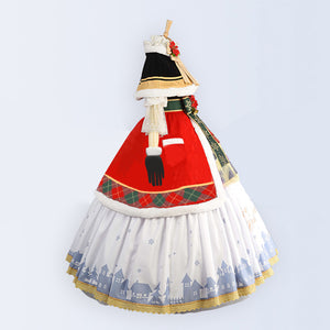 Free Shipping Love Live Sonoda Umi Christmas Dress Cosplay Costume - fortunecosplay