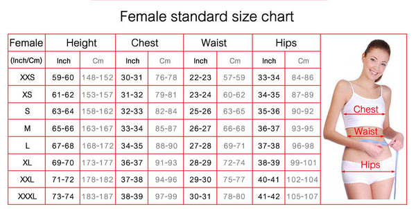 BRAS  SIZE CHARTS – Iron Yokai