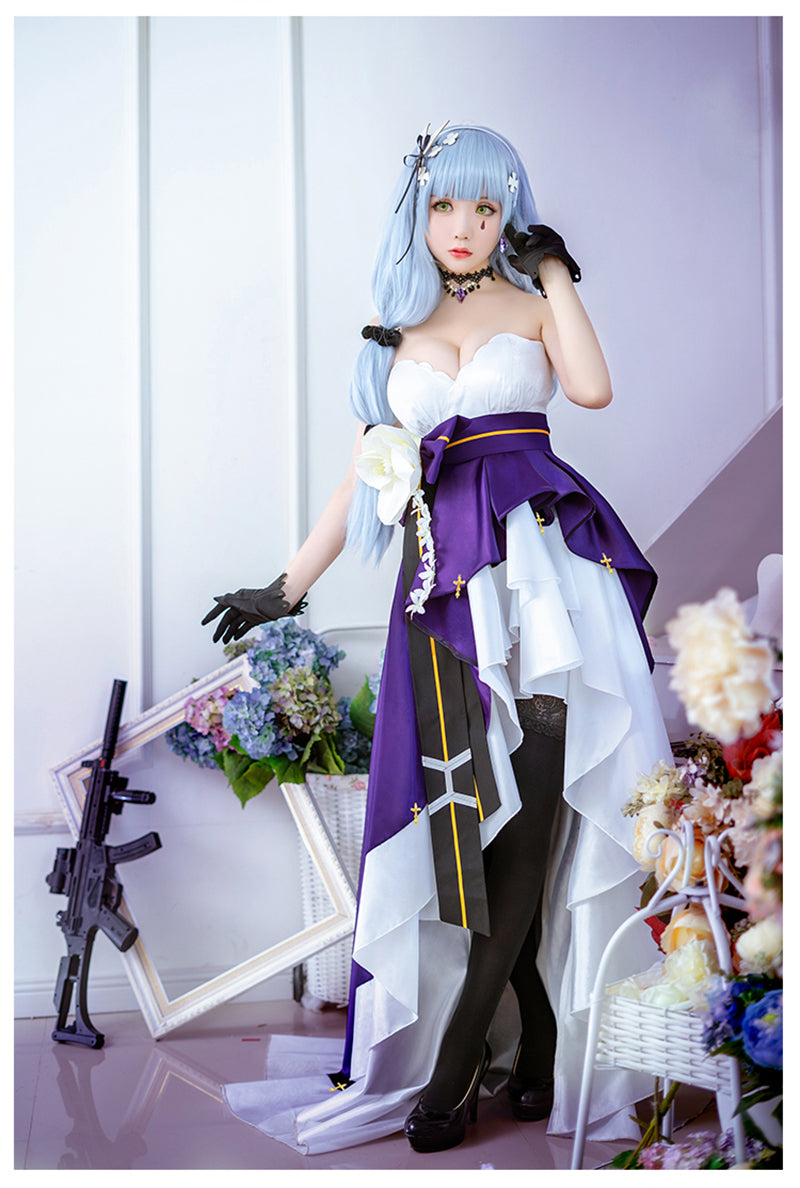 First Anniversery Game Girls Frontline HK416 Cosplay Costume Women's Delux Fomal Dress Custom Made