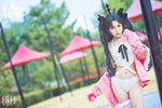 Load image into Gallery viewer, Fate Grand Order FGO figure Ishtar Rin Swimsuit Hoodie Jacket Daily Cosplay costume

