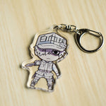 Load image into Gallery viewer, Cells At Work Keyring White Blood Cell Killer T Cell Platelet Acrylic Keychain Charm
