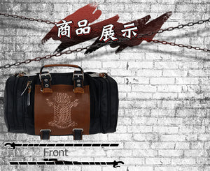 Anime Attack on Titan Backpack Canvas Rucksack Crossbody Shingeki no kyojin Traval Shoulder Messenger Bag Cosplay Handbag Gift