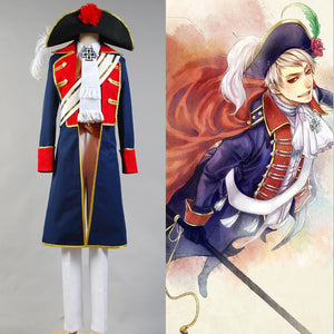 Hetalia: APH Axis Powers Prussia Cosplay Costume