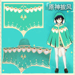 Load image into Gallery viewer, Genshin Impact Venti Keqing Cosplay Cloaks Costumes Blankets Hoodies Coral Velvet Plush Pajamas
