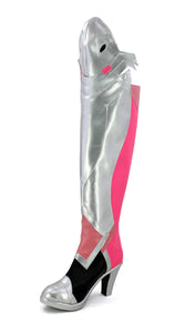 OW Mercy Angela Ziegler Pink Skin Cosplay Boots Shoes Custom Made