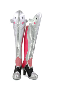 OW Mercy Angela Ziegler Pink Skin Cosplay Boots Shoes Custom Made