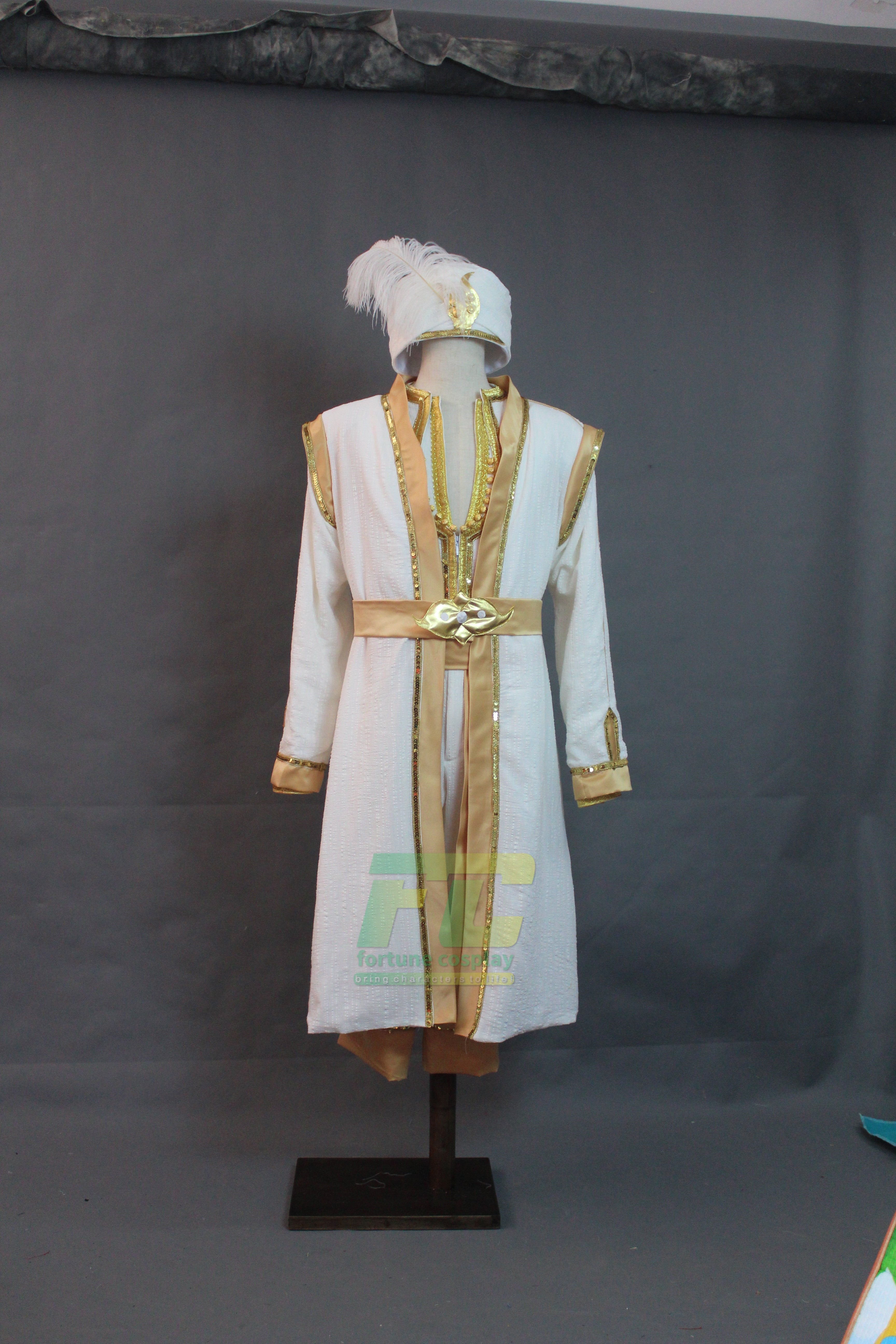 Free Shipping 2019 Movie Aladdin Lamp Prince Mena Massoud Cosplay Costume Custom Made