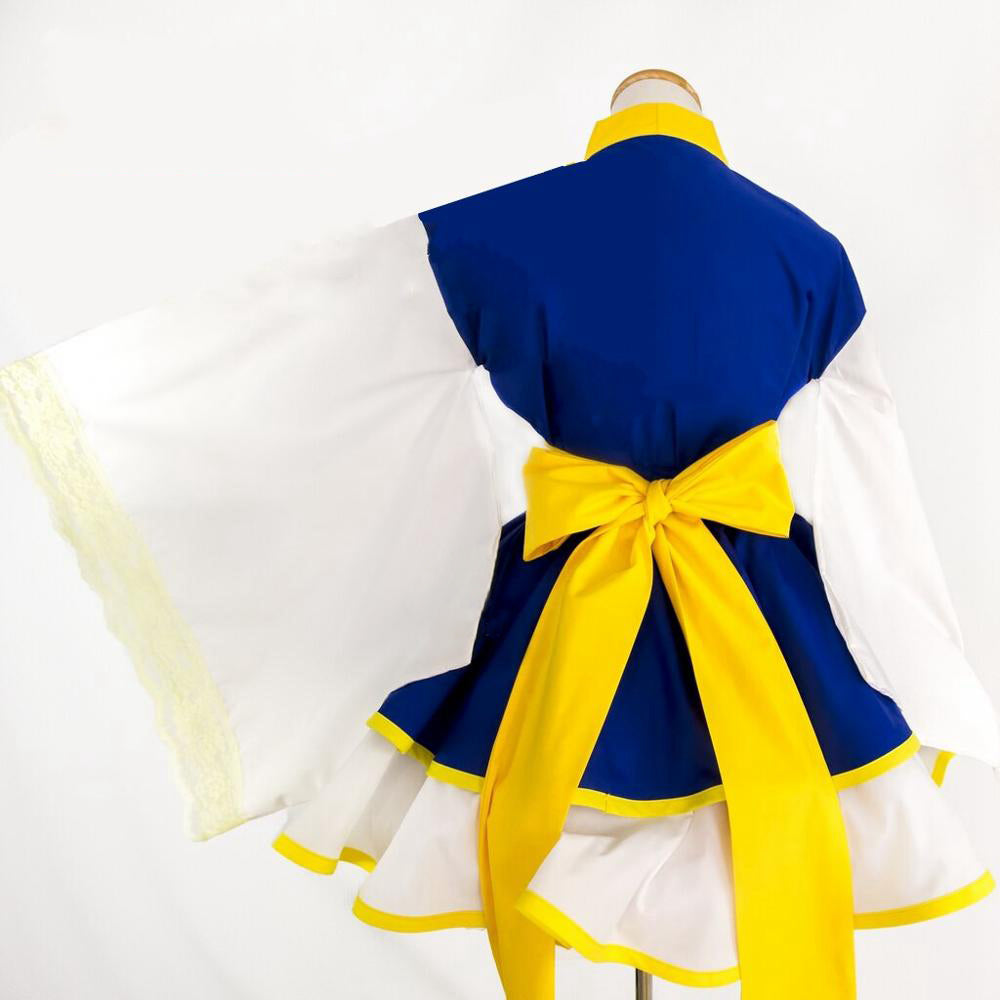 Anime HUNTER¡ÁHUNTER Kurapika Women Lolita Kimono Dress Cosplay Costume Custom Made