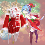 Load image into Gallery viewer, Re:Life in a Different World Re:0 Ram Christmas Cosplay Outfit Maid Dress Cosplay Costume
