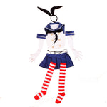 Load image into Gallery viewer, Kantai Collection Cosplay Shimakaze Costume Sexy Sailor Suit Full Uniform with Headwear Socks
