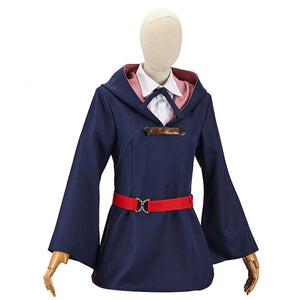 Little Witch Academia Akko Kagari Dress Uniform Outfit Anime Cosplay Costumes