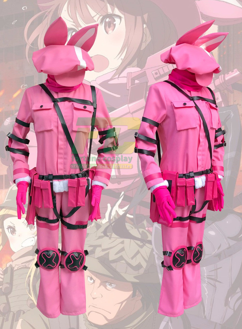 Gun Gale Online Kohiruimaki Karen Llenn Cosplay Costume