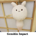 Load image into Gallery viewer, Klee Backpack Pendant Game Genshin Impact Cosplay Plush Doll Anime Accessories DODOCO Cartoon Keychain Kids Toy Xmas Gift Carrot
