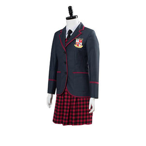 The Umbrella Academy Girls School Uniform Vanya Allison Cosplay Costume Halloween Carnival Party Suits
