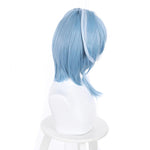 Load image into Gallery viewer, Eula Cosplay Wig Game Genshin Impact Cosplay Blue Mixed White Short Heat Resistant Synthetic Hair Wig
