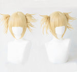 Load image into Gallery viewer, My Hero Academia Akademia Himiko Toga Short Light Blonde Cosplay Wig
