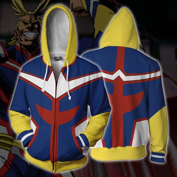 My Hero Academia Boku no Hero Academia Cosplay Costumes All Might Sweatshirt Hoodie