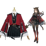 Load image into Gallery viewer, Game Arknights! SkyFire TEXAS Cosplay Costume Women Cute Dress Halloween Carnival Uniforms Full Set
