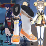 Load image into Gallery viewer, Genshin Impact Yaoyao Cosplay Shoes Boots Heel Shoes Custom Made
