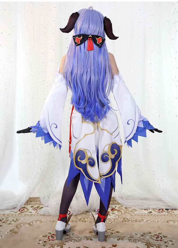 Genshin Impact Ganyu Cosplay Costume Sexy Dress Anime Outfits Halloween
