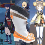 Load image into Gallery viewer, Genshin Impact Yaoyao Cosplay Shoes Boots Heel Shoes Custom Made
