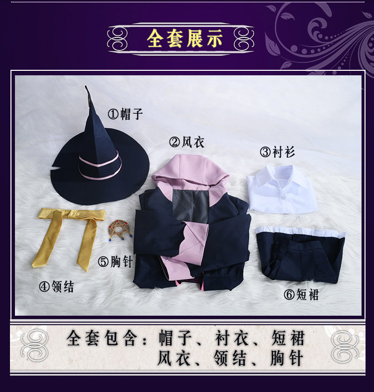 The Journey of Elaina Cosplay Costume Majo no Tabitabi Outfit Purple Halloween Party