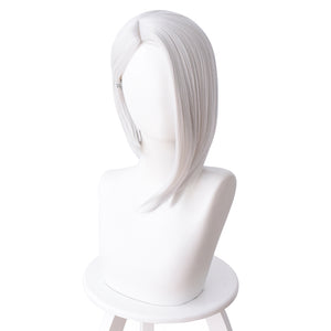 OW Ashe Overwatch Cosplay Wig Sliver White