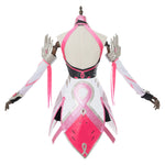 Load image into Gallery viewer, OW Cosplay Mercy Angela Ziegler Costumes Adult Women Outfit Pink
