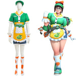 Load image into Gallery viewer, OW Overwatch Mei Cosplay Costume Honeydew Skin Outfit
