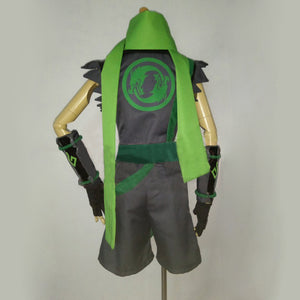 Overwawtch OW Genji Sparrow Cosplay Costume Female Woman - fortunecosplay