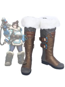 OW Mei Cosplay Boots Shoes Custom Made Any Size