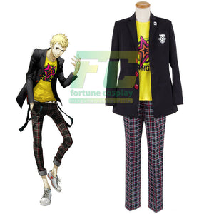 Persona 5 Ryuji Sakamoto Cosplay Costume High School Uniform - fortunecosplay
