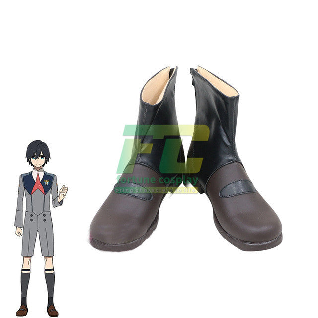 DARLING in the FRANXX Cosplay Shoes Hiro Cosplay Boots Goro Men Shoes ZOROME 016 DFXX