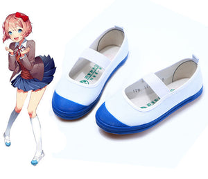 Doki Doki Literature Club Cosplay Shoes Sayori Cosplay Shoes School Uniform Shoes