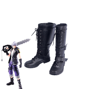 Kingdom Hearts 3 Bring Arts Riku Cosplay Boots Shoes Custom Made