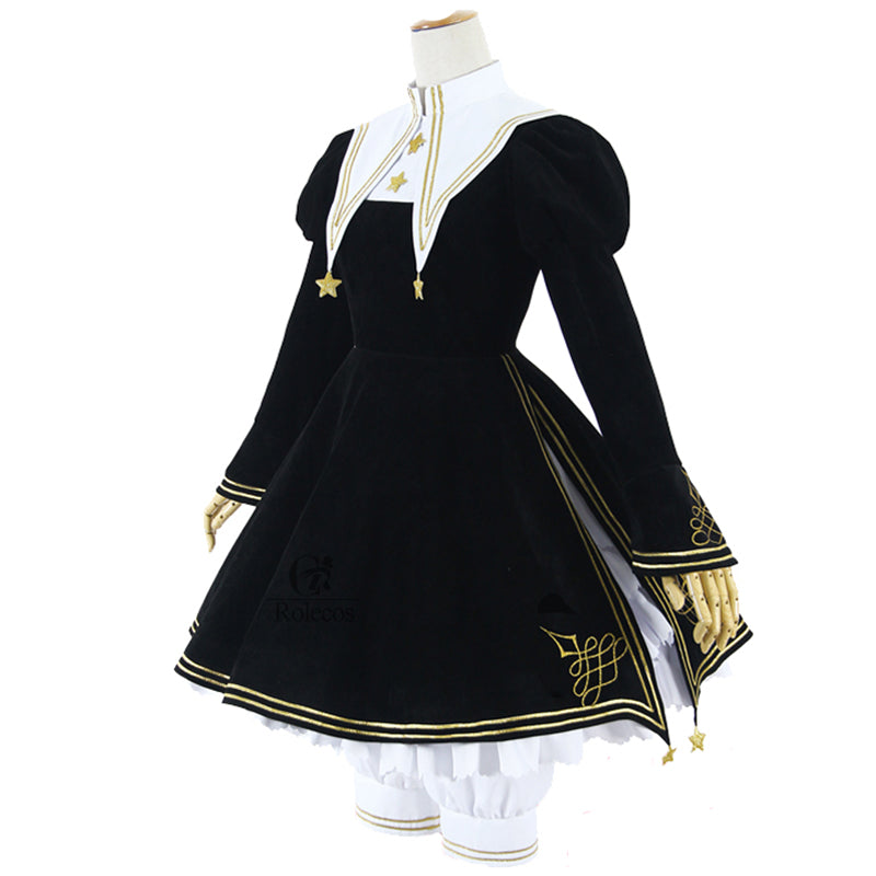 Cardcaptor Card Captor Sakura Kinomoto Sakura Cosplay Costume Gothic Lolita Dress