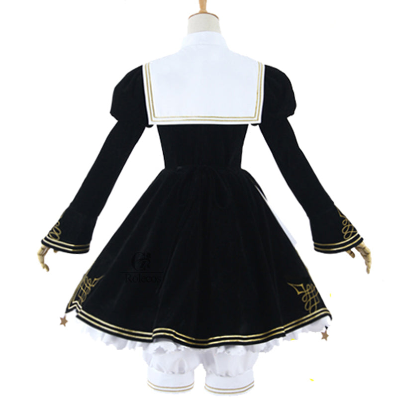 Cardcaptor Card Captor Sakura Kinomoto Sakura Cosplay Costume Gothic Lolita Dress