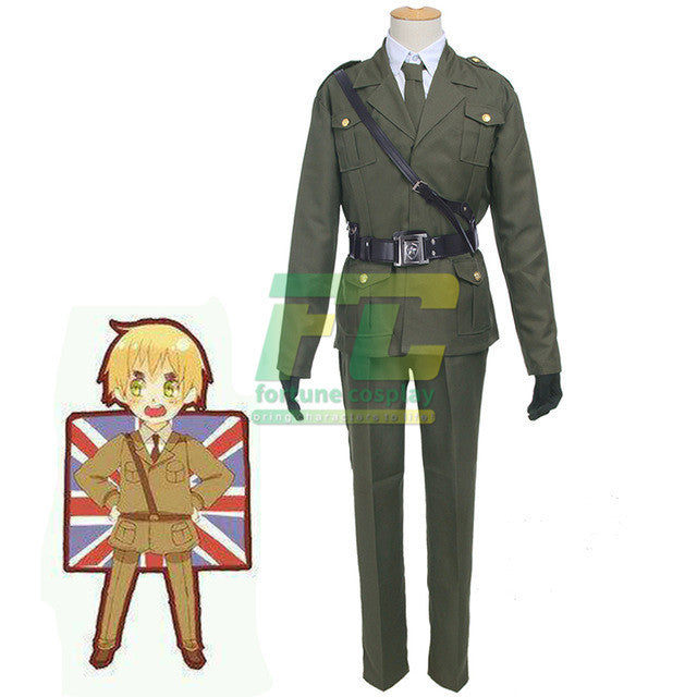 APH Hetalia England Cosplay Costumes Axis Powers Arthur Kirkland - fortunecosplay