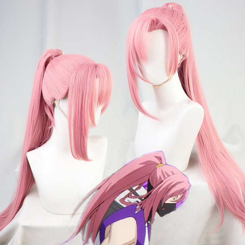 SK8 the Infinity Cherry Blossom Cosplay Wig SK∞ Cosplay Kaoru Wig Pink Long Ponytail Heat Resistant Synthetic Hair