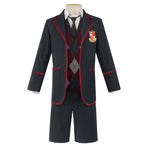 Load image into Gallery viewer, The Umbrella Academy Uniform Hargreeves Cosplay Costume Halloween Carnival Christmas Party Suit for Men Women School Outfit
