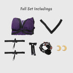 Load image into Gallery viewer, Game FF7 Remake Tifa Cosplay Costume Women Dress Tifa Lockhart Purple Dress Sexy Party Costume Halloween
