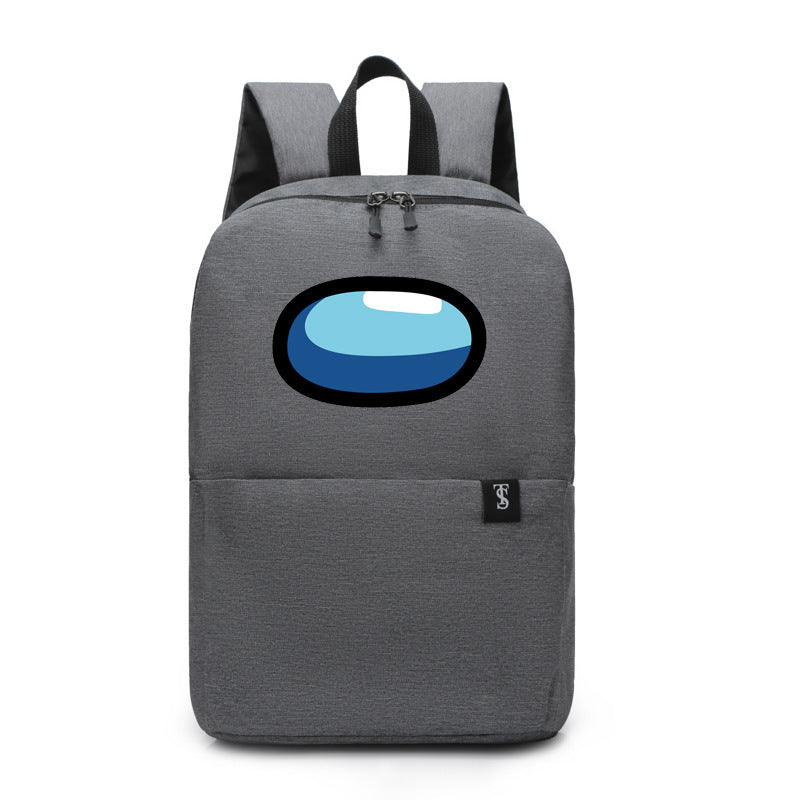 Personalised Among Us Backpack Boys School Bag Children Blue Gamer