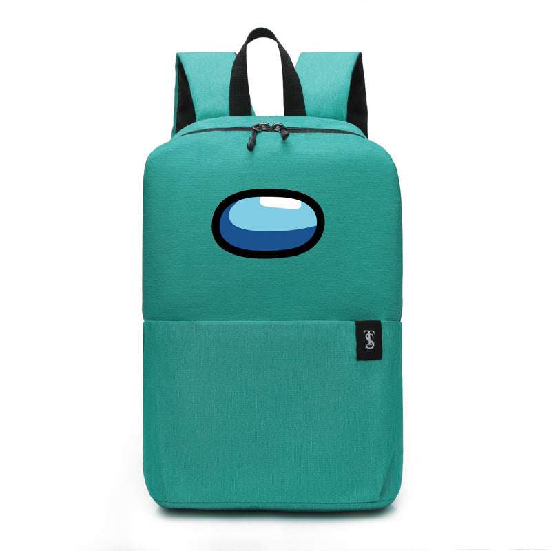 Personalised Among Us Backpack Boys School Bag Children Blue Gamer