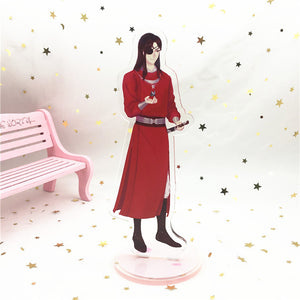 CALEMBOU Anime Keychain, 2.4 Cute Xie Lian Hua Cheng Chibi Figure  Keychain, Chinese Donghua Tian Guan Ci Fu Merch for Fans