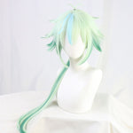 Load image into Gallery viewer, Sucrose Genshin Impact Green Mixed Cosplay Wig
