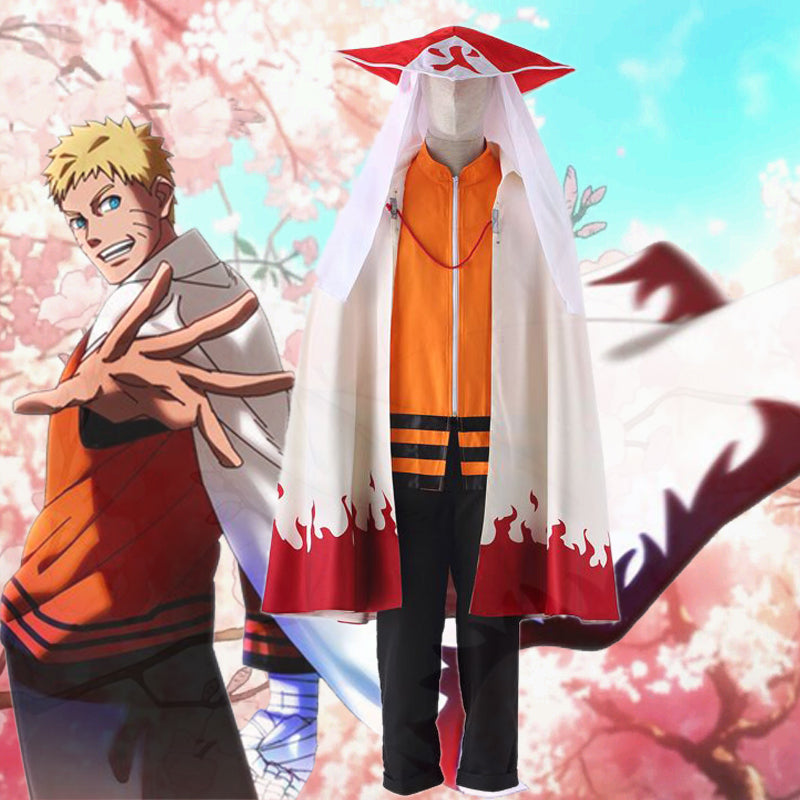 Naruto THE LAST Seventh Hokage Uzumaki Naruto Cosplay Costume