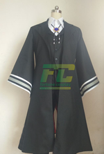 Load image into Gallery viewer, Mahoutsukai no Yome Cosplay Costumes Elias Uniform Japanese Anime The Ancient Magus Bride Black Full Set - fortunecosplay

