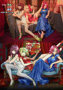 FGO Fate Grand Order Fate EXTELLA LINK Scathach Nero Francis Drake Cheongsam Dress Uniform Outfit
