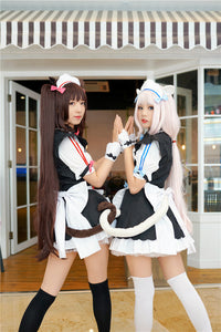 Nekopara Chocola Maple Cinnamon  Azuki Vanilla maid Cosplay Costume